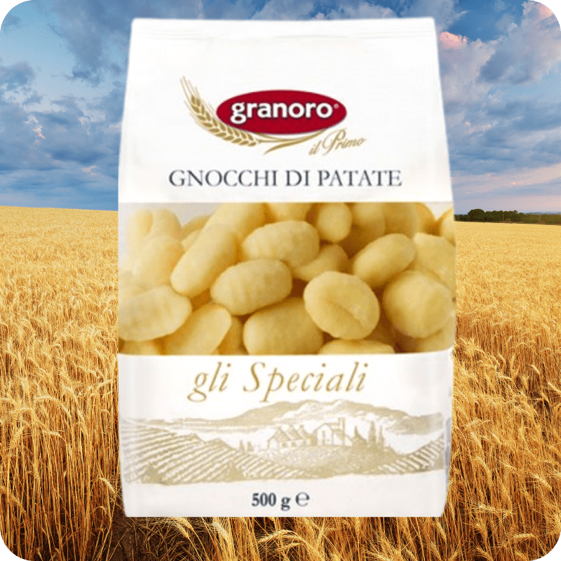 Gnocchi De Papa Granoro, Caja Con 12 Unidades De 500g