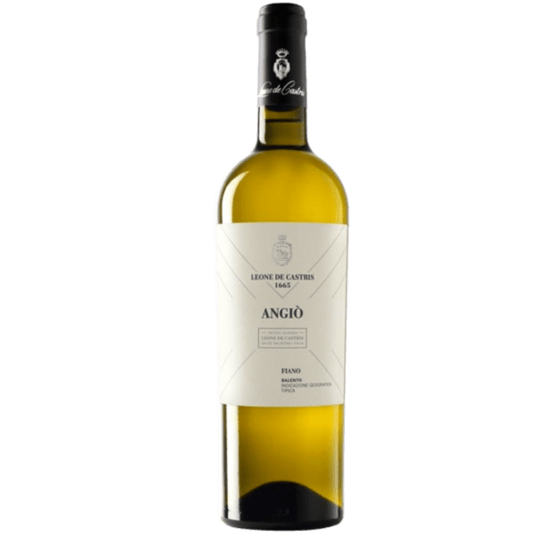 Angio Fiano Salento IGT, Leone de Castri, Cosecha 2017, Caja con 6 botellas de 750ml