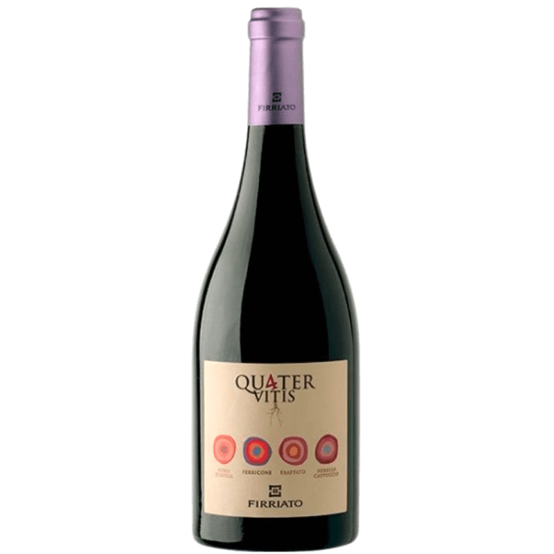 Quater Vitis Rosso IGT, Firriato, Cosecha 2018 Caja con 6 botellas de 750ml