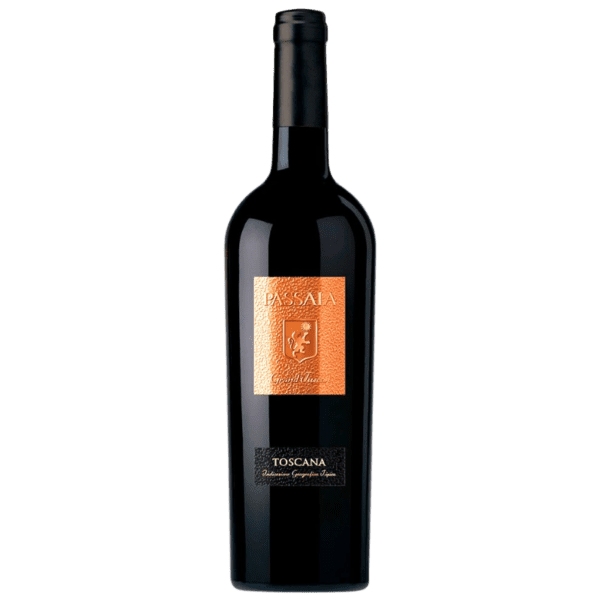 Vino Orgánico Passaia IGT, Grand Tuscan, Cosecha 2015, Caja con 6 botellas de 750ml