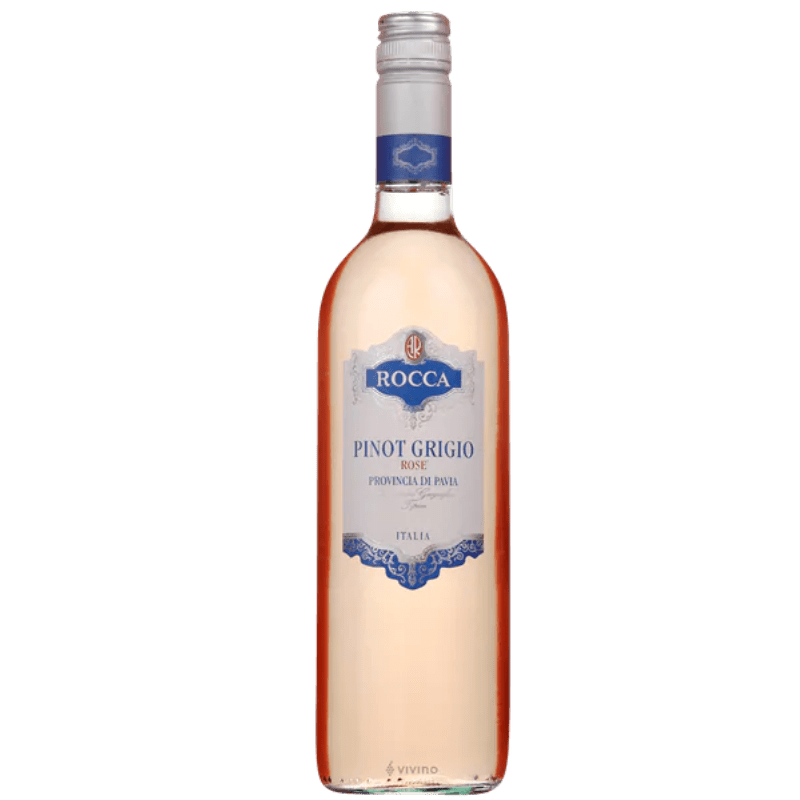 Pinot Grigio Rose, Rocca, Cosecha 2018, Caja con 6 botellas de 750ml